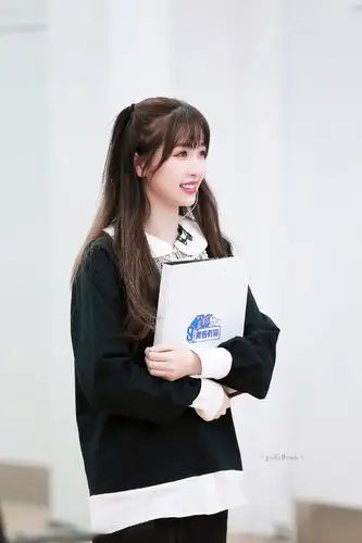 艳如飞青春有你3虞书欣同款蕾丝镂空娃娃领假两件长袖衬衫衬衣拼接