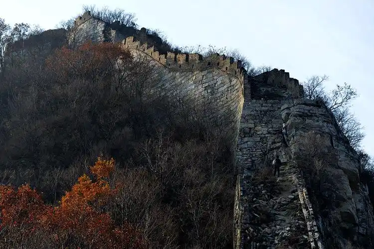 爬箭扣长城,赏秋天景色