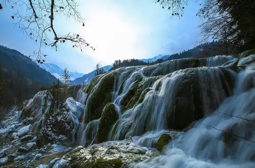 九寨沟现蓝色冰瀑,大自然的鬼斧神工可不止这些