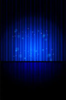 蓝色简约矢量舞台背景素材
