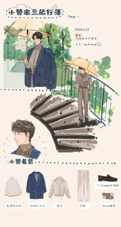 我画的就是肖战##肖战米兰时装周