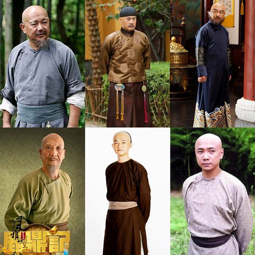 影视古装鹿鼎记鳌拜陈近南同款男汉服清朝男士古装老百姓群演古装