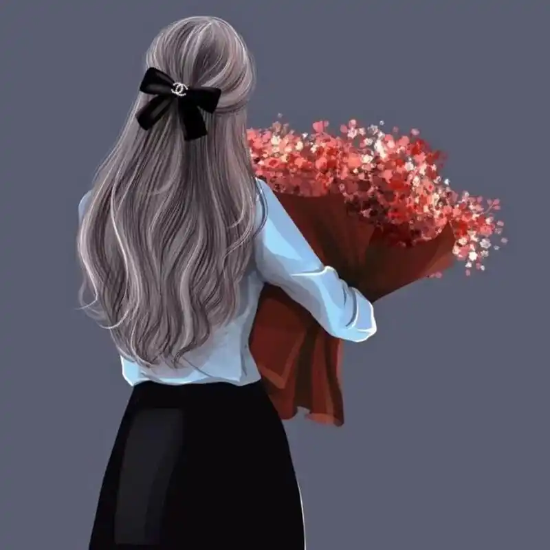 手绘卡通动漫头像背影 手绘卡通动漫头像背影