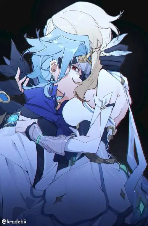 原神超话#赤土之王与三朝圣者#『博士x荧』cp预警75给大伙一次看