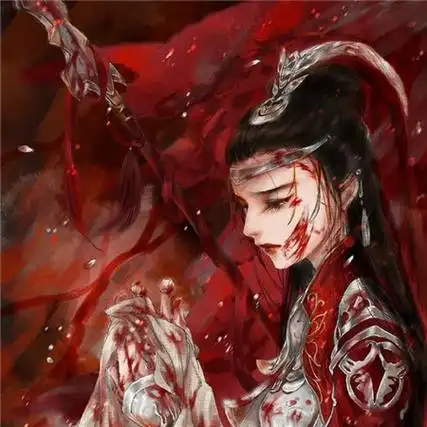 古风女侠执剑霸气头像