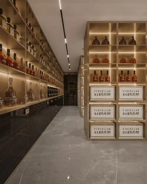 厦门台湾山庄白酒酒窖设计效果图