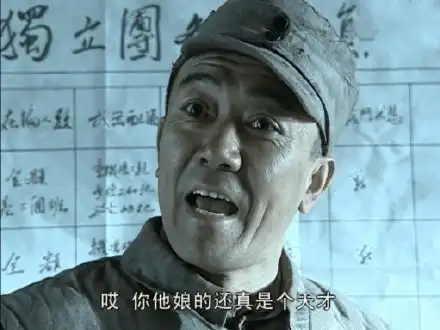 哎 你他娘的还真是个天才(《亮剑》李云龙表情)_亮剑_他娘_李云龙