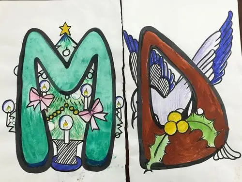 葛塘小学三年级英语字母卡片创意制作比赛