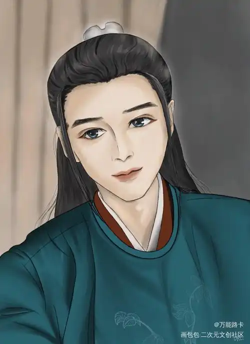 涂涂美女老温_山河令剧版温客行绘画作品