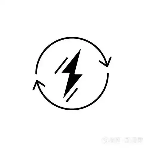 电源使用黑色图标, 在隔离的背景上的矢量符号.电源使用概念符号, 插