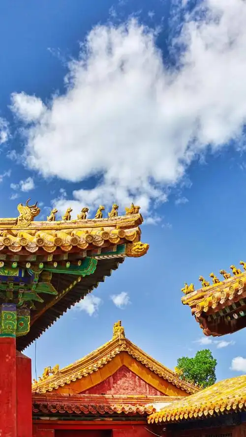 美丽漂亮大方的中国古建筑,传承传统文化,共筑美好家园.