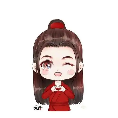 肖战:手绘动漫头像超萌