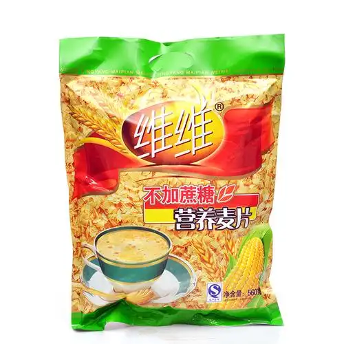 日期维维不加蔗糖营养麦片560g2袋冲饮早餐水果