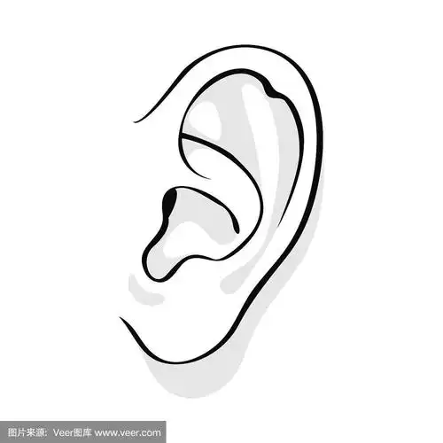 人耳矢量图