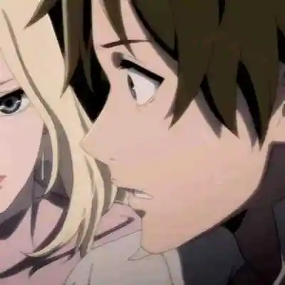 动漫高冷忧郁情人头像,情侣头像图片-回车桌面