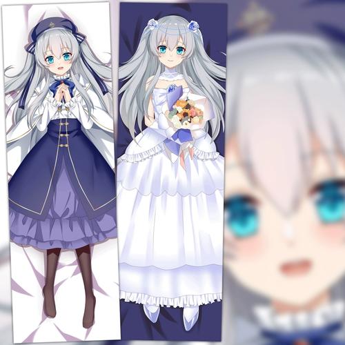 精灵幻想记小老师瑟莉亚库列尔白毛动漫周边抱枕套二次元枕芯定制