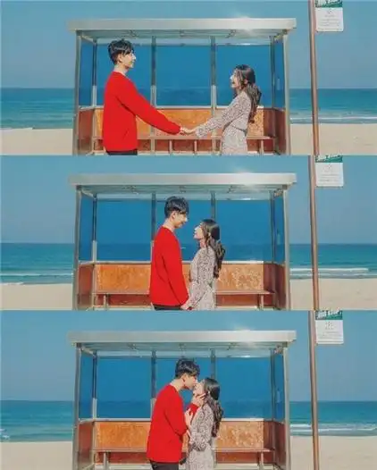 2020最新三宫格情侣高清图片大全好看幸福浪漫的情侣三宫格图片素材
