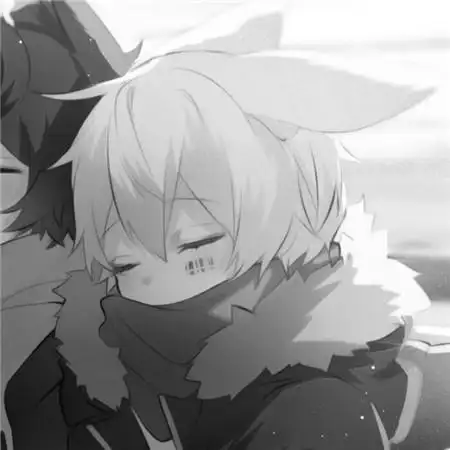 黑白兄弟头像一左一右动漫图片