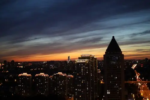 傍晚_夜景_poco摄影