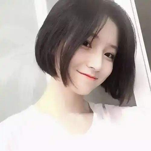 网红假发女短发自然逼真短中分无刘海bobo头学生波波假发套 深棕色 五