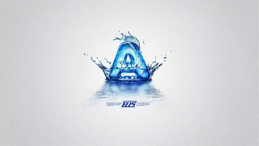 waterfont水滴字体视觉效果