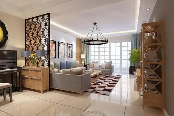 荣和·林溪府90平三室一厅一卫现代简约风格装修效果图