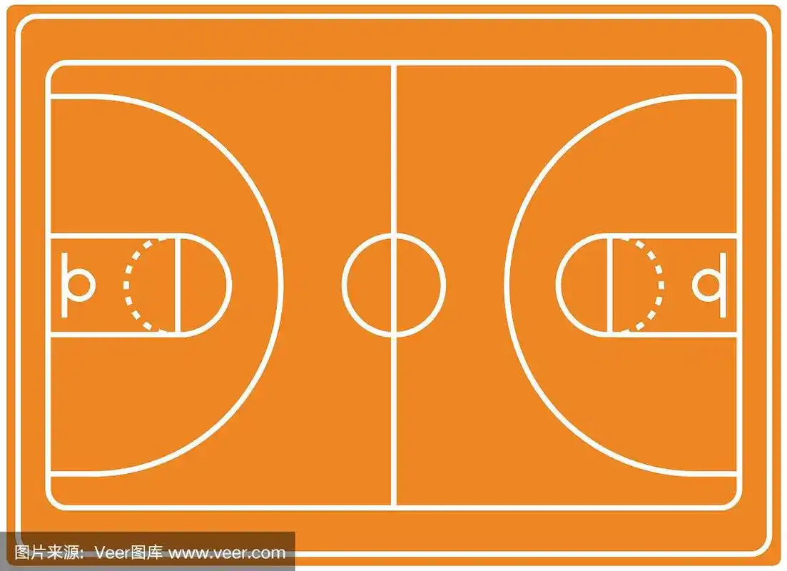 线条,绘画插图,篮球场,白色,篮子