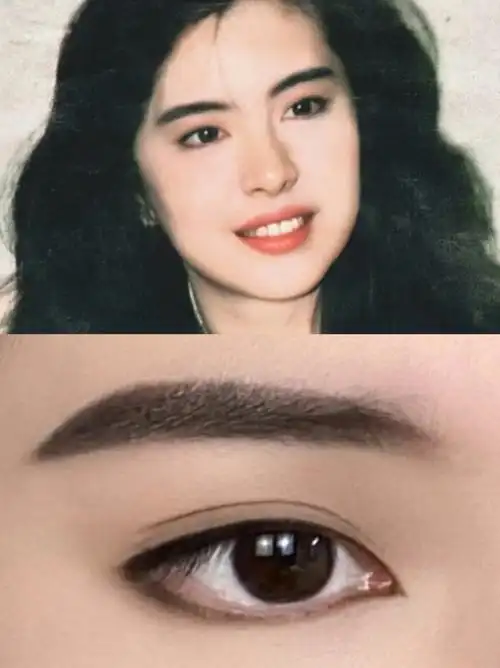 不千篇一律这次画的是王祖贤的全包眼线妆不同于一般的全包眼线这个妆