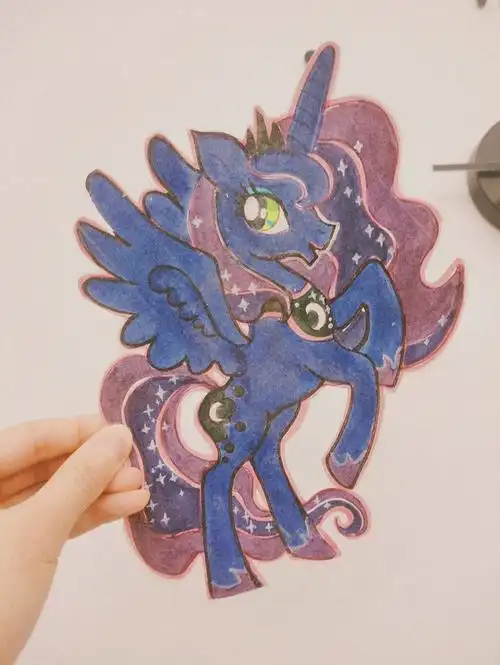 一起来画简笔画|《小马宝莉》之月亮公主