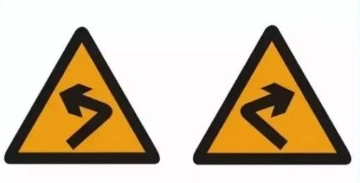 当有车辆通过时,屏幕会提醒"弯道慢行",同时显示速度;特别是当对向有