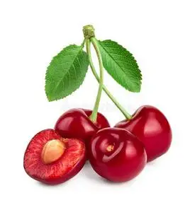 切开的樱桃图片