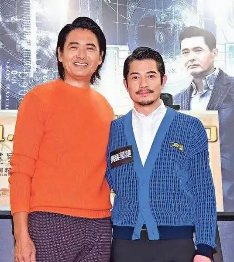 周润发与香港娱乐圈十位男星的合照,大家觉得谁的身高最真实?