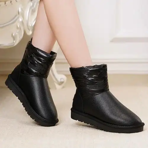 douggno1皮毛一体雪地靴厚底保暖加绒加厚女靴子秋冬新款