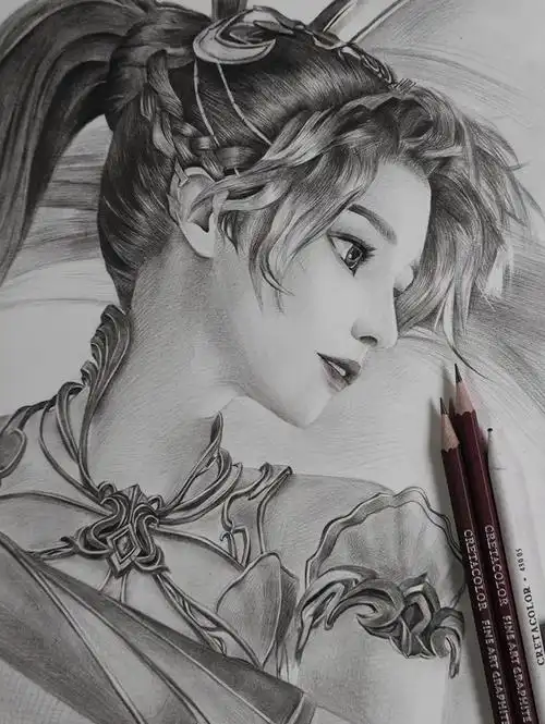 手绘小舞素描教程带步骤有手就能画