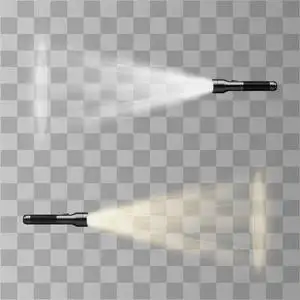 手电筒的光图片