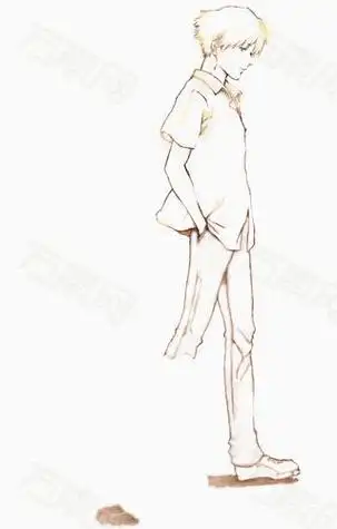 男孩侧身走路简笔画 第1页侧面人物走路的画法-儿童简笔画大全儿童