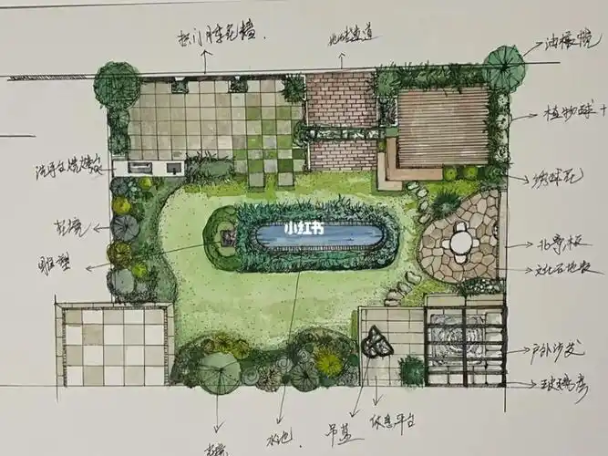 400方欧式花园设计