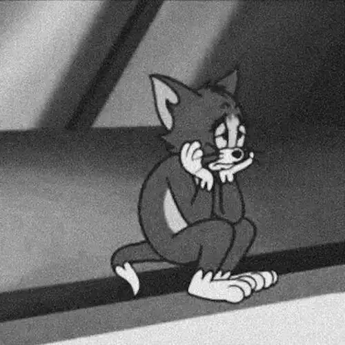 《猫和老鼠》杰瑞呆坐表情包