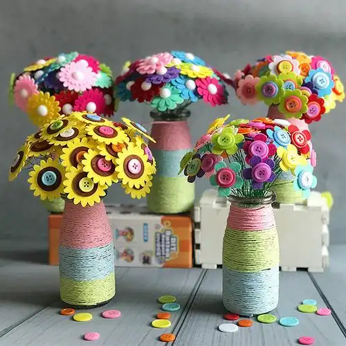 女老师幼儿园手工制作材料包diy创意瓶 商品参数 货号:574898132782