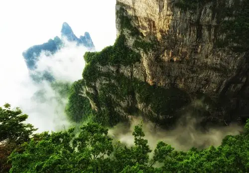 它是世界首批自然遗产,世界首批地质公园.