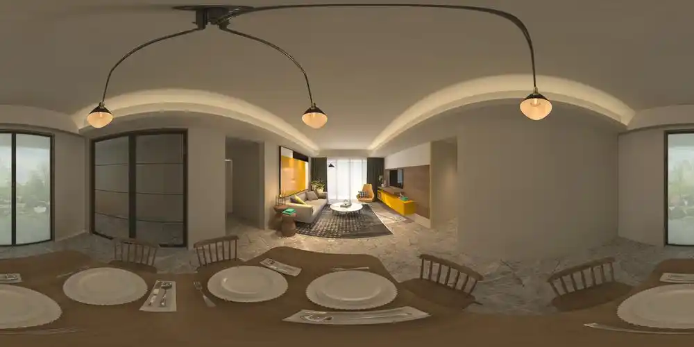 室内家装全景效果图 - 天琥云课堂 - 互联网设计在线教育平台