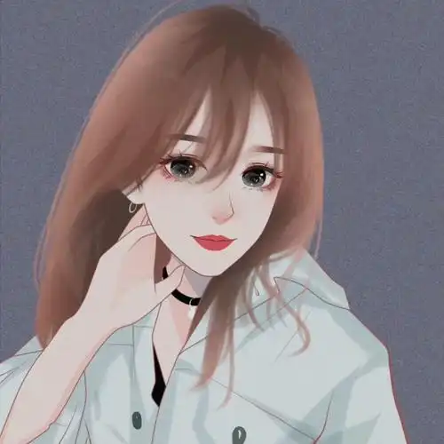 堆糖一婉手绘女生头像