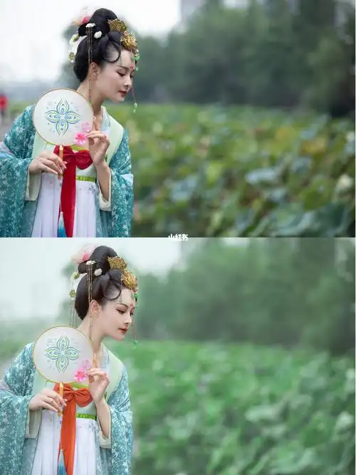 后期修图对比图 |_p图_古装_后期修图_摄影_摄影技巧_修图技巧