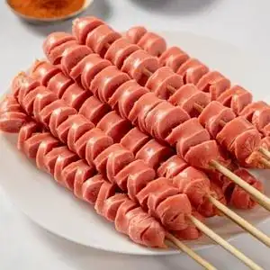 火龙串弹力肠烤香肠开花肠串15串包装烧烤冷冻食材半成品速冻食品