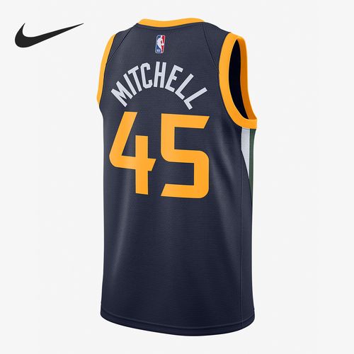 nike耐克正品nbaswingmanjersey男子球衣犹他爵士队cw3683运动t恤