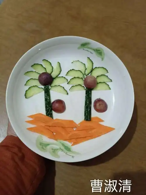 爱"拼"才会赢"蔬菜水果拼盘活动-七里渠中心教职工庆双节活动