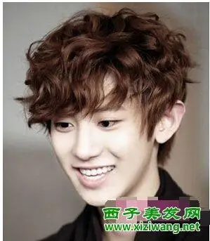 今年新款流行男士离子烫发型图片