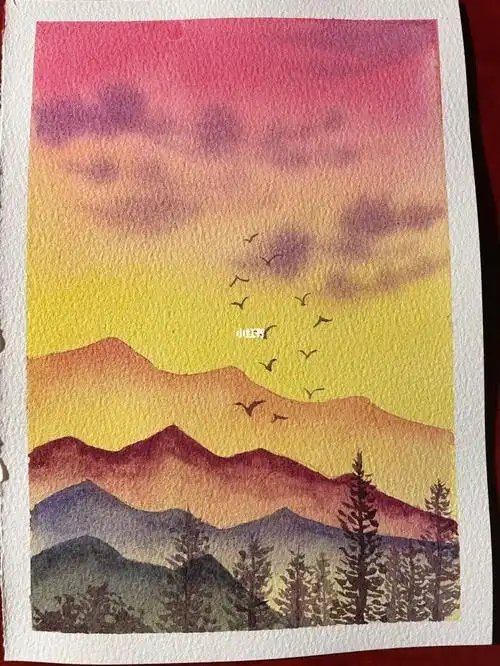 自学水彩风景画