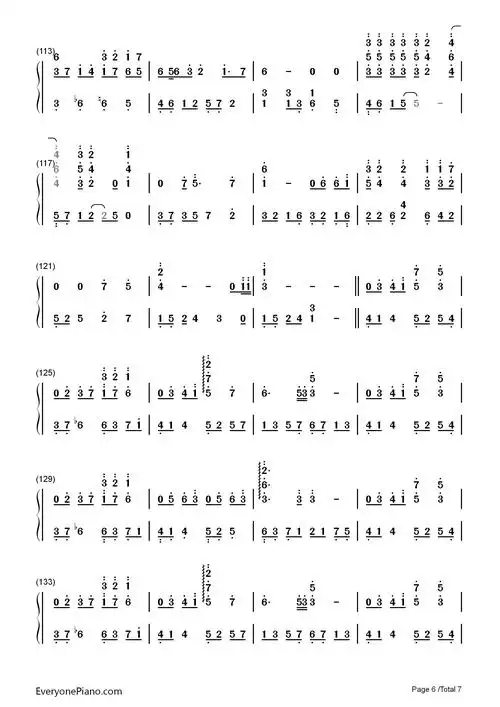 雨のちおもいで-志仓千代丸双手简谱预览6