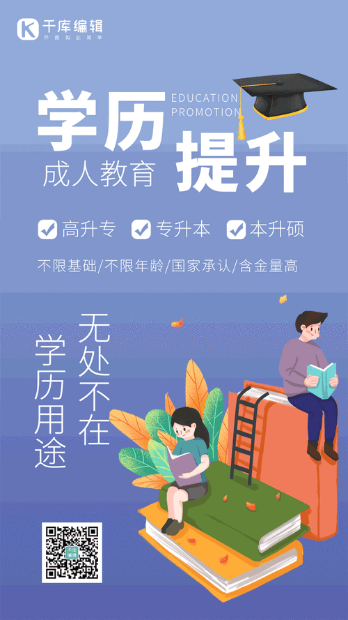 专升本升学历海报gif图片_专升本升学历海报gif素材在线设计-千库编辑